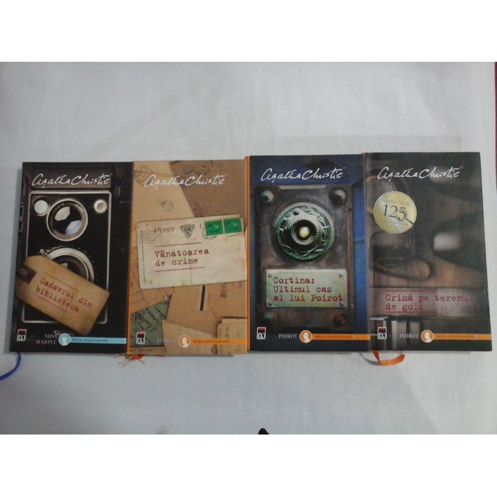 4 titluri AGATHA CHRISTIE - Editura RAO  - editia colectionarului